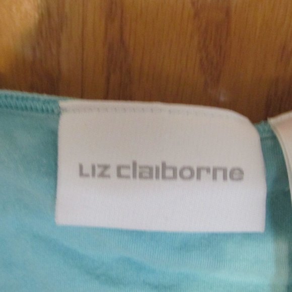 LIZ CLAIBORNE WOMEN'S SIZE S CAMISOLE AQUA LACE SHELF BRA BOHO HIPPIE COTTON - Picture 7 of 11